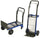 2-in-1-Gepäckträger-Trolley mit tosiniblauem Metalltaschenhalter