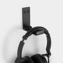 Set 5 Appendiabiti Pieghevoli da Parete in Acciaio e Tecnoplastica Emuca Nero