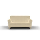 Copridivano 1, 2 E 3 Posti Elasticizzato in Tessuto Panna