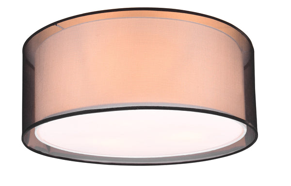 Plafoniera da Interno Attacco E27 in Metallo Nero Opaco sconto