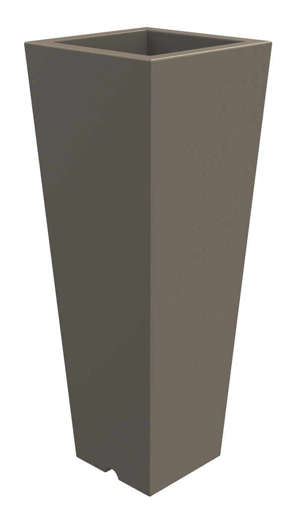 Vaso 37,5x102 cm in Resina Arkema Quadro 102 Dove Grey acquista