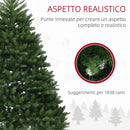 Albero di Natale Artificiale 195 cm 1838 Rami con Apertura Automatica Verde 