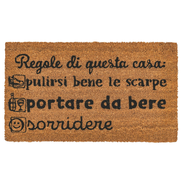 Rutschfeste Fußmatte "Regole" 70x40 cm Villa d'Este Home Tivoli online