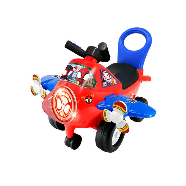Aereo Cavalcabile 54x46x38 cm per Bambini Spidey Rosso sconto