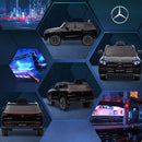 Macchina Elettrica per Bambini Licenza Mercedes-Benz EQA 12V con Telecomando Nero  