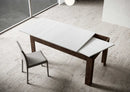 Tavolo Allungabile 120-180x90x77 cm Bibi Mix Bianco Frassino