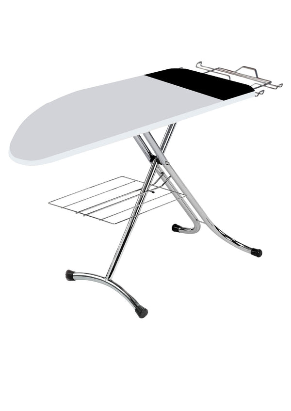 acquista Asse da Stiro Kolossal Profi 125x48 cm con Portabiancheria e Rivestimento a 3 Strati con Area Ignifuga