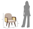 Poltrona 77x80x93 cm in Tessuto Imbottito