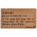 Zerbino "casa new" 70x1,5x40 cm in Cocco e PVC VdE Tivoli 1996 