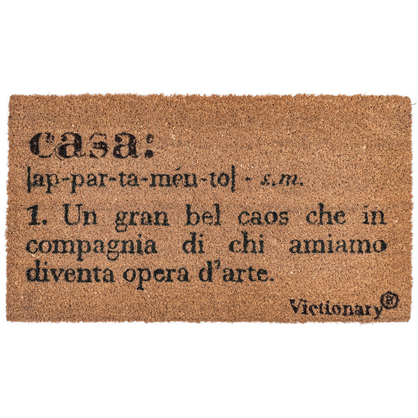 prezzo Fußmatte "Casa new" 70x1,5x40 cm in Kokosnuss und PVC Villa D'este Home Tivoli