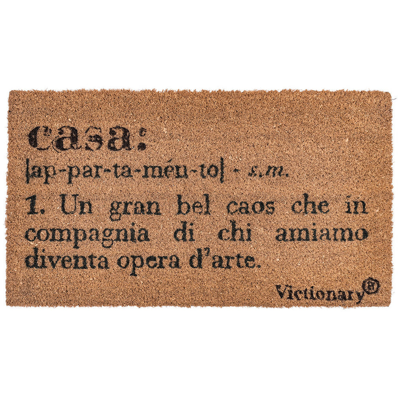 Zerbino "casa new" 70x1,5x40 cm in Cocco e PVC VdE Tivoli 1996 