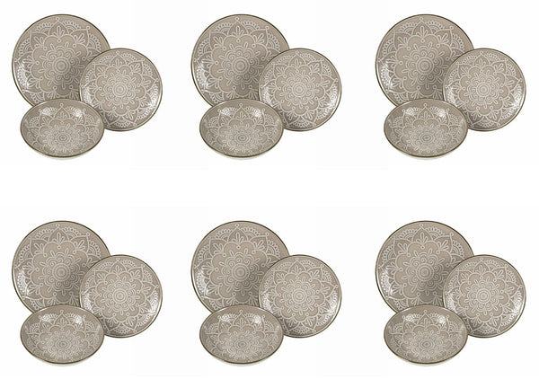 prezzo 18-teiliges Tafelservice in Hard Dolomite Villa d'Este Baku Grey