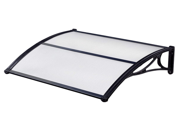 Vordach 150 x 100 cm aus satiniertem Wabenpolycarbonat prezzo