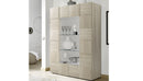 Mobile Vetrina 121x42x166 cm 2 ante Artica rovere