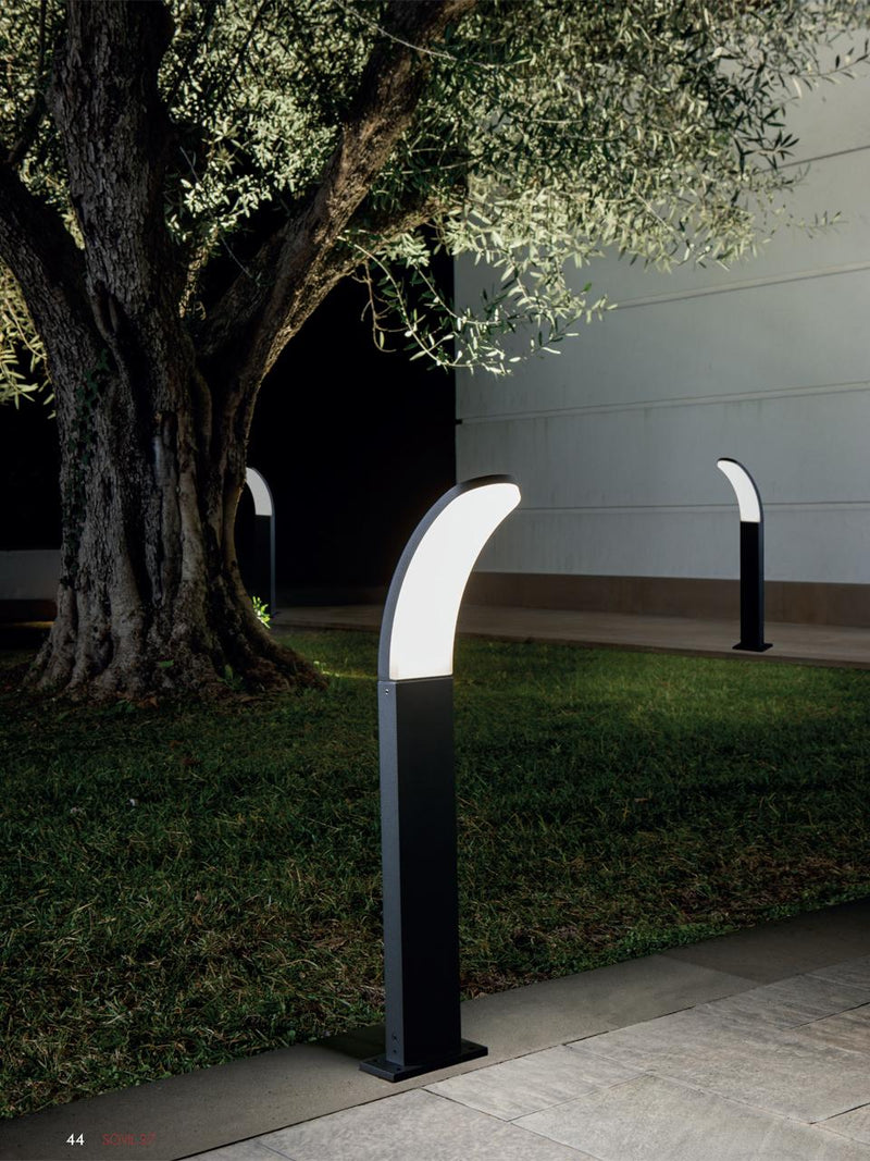 Applique da Esterno a LED 12W 4000K Sovil Grigio