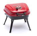 Barbecue Portatile a Carbone Carbonella 48x47x37 cm in Acciaio Rosso e Nero