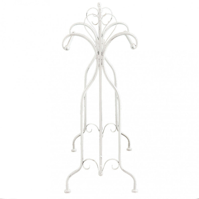 Portasciugamani Melodie 68x37x90 h cm in Acciaio Bianco