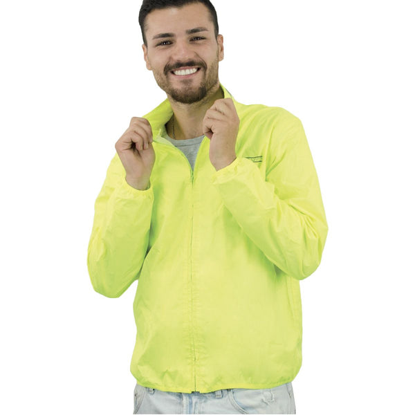 TJ Marvin Mini E08 Fluo Gelb Wasserdichte Regenjacke sconto