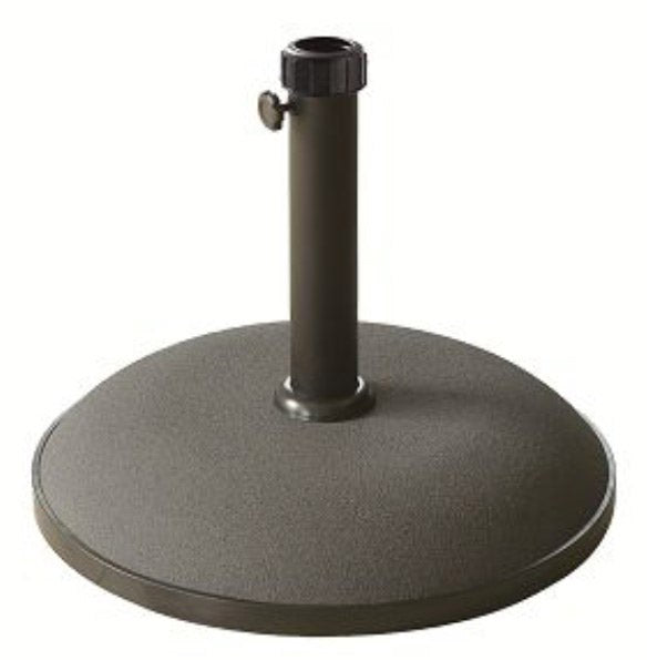 Base per Ombrellone da Giardino 50x50x42 cm in Cemento e Ferro Grigio Scuro