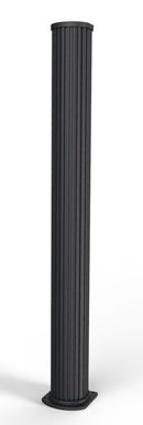 Doccia Solare da Esterno con Nebulizzatore Miscelatore e Doccetta Mobile Arkema Jolly Go Grigio Antracite