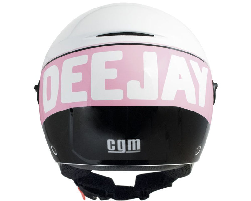 Casco Jet per Scooter Visiera Sagomata CGM Deejay 107DJ3 Rosa