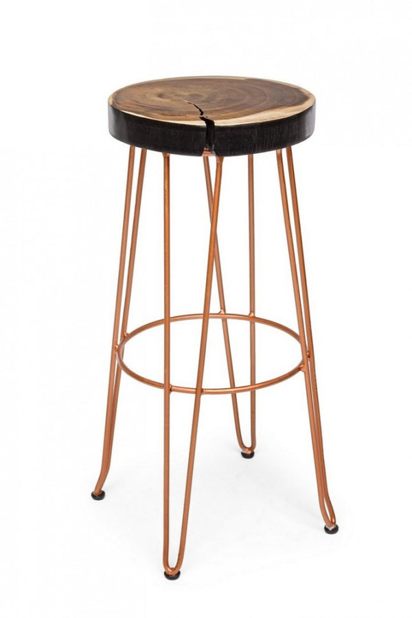 Barhocker Rakel Kupfer aus Holz online