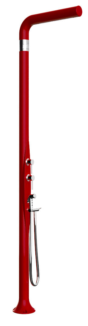 acquista Doccia da Esterno Giardino Miscelatore Deviatore e Doccetta Mobile Arkema Funny Yang Ruby