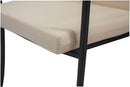 Set 2 Cuscini per Sedia da Giardino 90x45x5 cm in Dralon Allegro Ecru