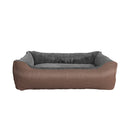 Cuccia per Cani e Gatti Doubleface in Poliestere Love Tortora Varie Misure