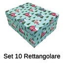 Set 10 Scatole Rettangolari in cartone