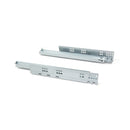 Guide a Scomparsa Slippe per Cassetti ad Estrazione Totale P390 Zincato Bianco Acciaio Emuca