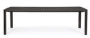 Tavolo Allungabile da Giardino 180/240x100x77.5 cm in Alluminio Kiplin Antracite