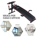 Panca Fitness per Addominali Inclinata Multifunzione Regolabile 