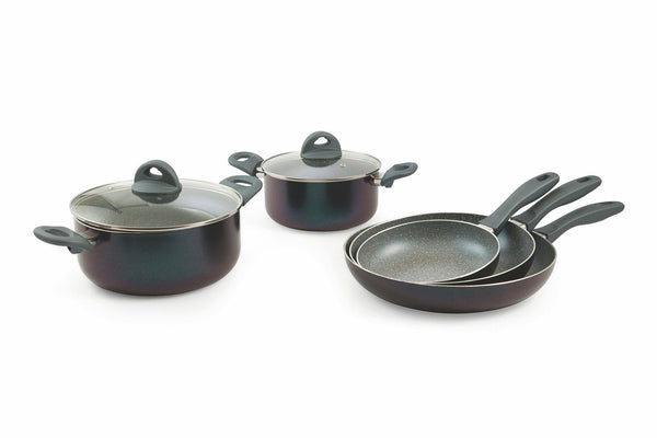 prezzo Soriani Warsaw Antihaftbeschichtetes Aluminium-Kochgeschirr-Set, 7-teilig