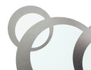 Specchio Celtic 119x1,5x58 cm in Ferro e MDF Argento