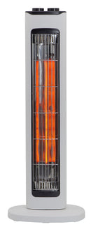 Stufa Elettrica ad Infrarossi 23x23x61,5 cm 800W Moel Maui 840C Bianca