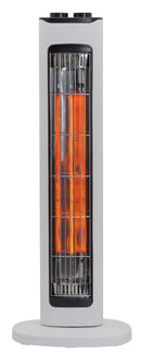 Stufa Elettrica ad Infrarossi 23x23x61,5 cm 800W Moel Maui 840C Bianca