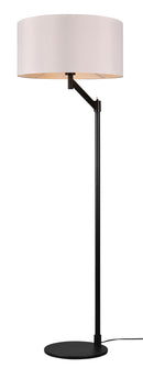 Piantana da Interno Attacco E27 in Metallo Nero Opaco