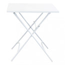 Tavolo Bristol 70x70x72 h cm in Acciaio Bianco