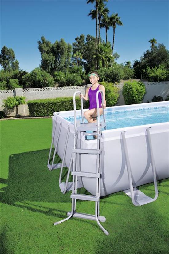 Piscina Fuori Terra Rettangolare H122x412x201cm Bestway Frame