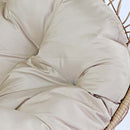 Dondolo Pensile da Giardino con cuscino Ø108x198 cm con Cuscino