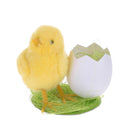 Set 9 Pupazzi Pulcini Decorativi con Uova H 8 cm