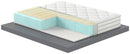 Materasso 1 Piazza e Mezzo in Memory 120x190 cm H23 Valiani Ester