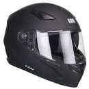 Casco Integrale per Scooter Visiera Lunga CGM Liverpool 317A Nero Opaco Varie Misure