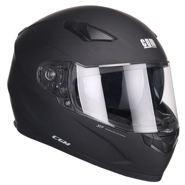 prezzo Integralhelm Scooter CGM Liverpool 317A Langes Visier Mattschwarz Verschiedene Größen