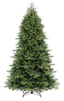 Albero di Natale Artificiale Realistico 240 cm 1966 Rami Apertura a Ombrello Verde