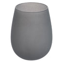 Set 6 Bicchieri Acqua Effetto Frosted Happy Hour Stones in Vetro VdE Tivoli 1996 Grigio