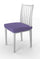 Set mit 2 Stretch-Stuhlhussen aus fliederfarbenem Polyester