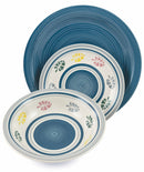 Servizio Piatti 18 Pezzi in Stoneware Soriani Nantes Multicolor