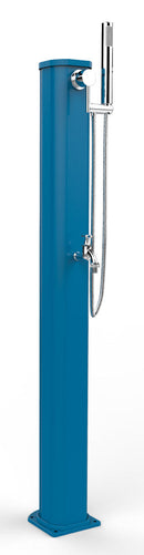 Doccia da Giardino Miscelatore Doccetta e Lavapiedi Arkema Jolly Go Light Blue